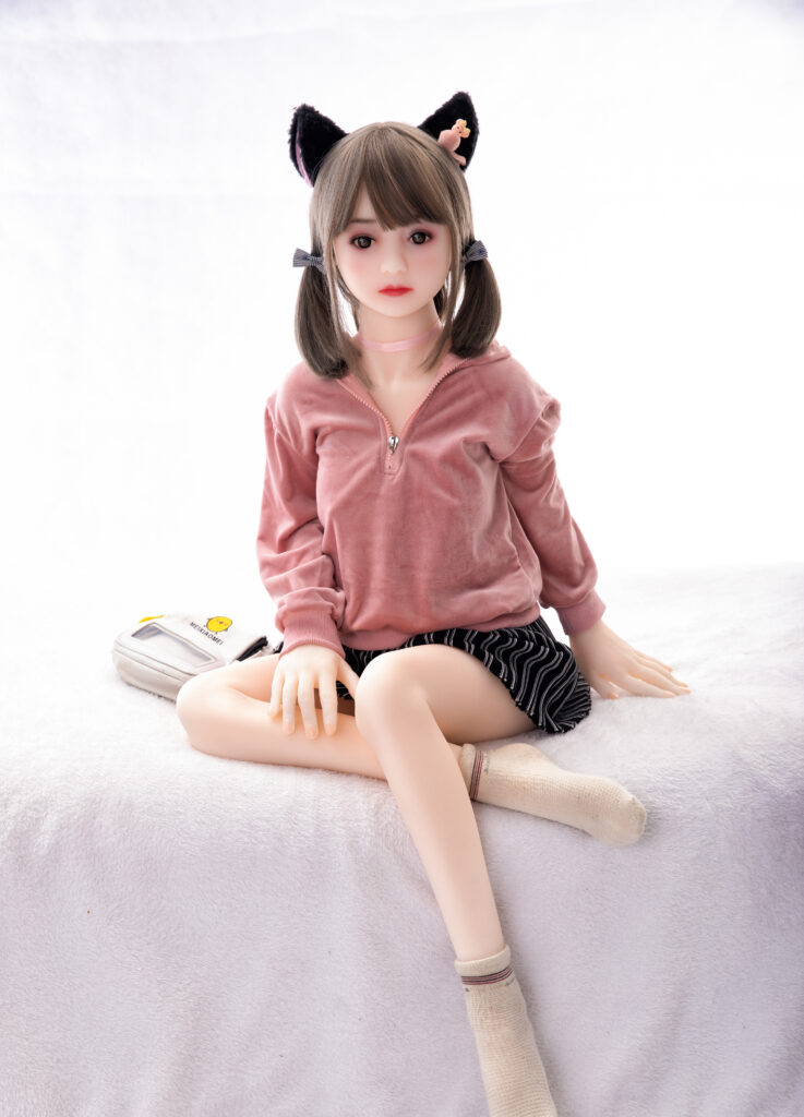 Premium Merle Flat Chest Mini Sex Doll Us Stock Cute Sex Doll