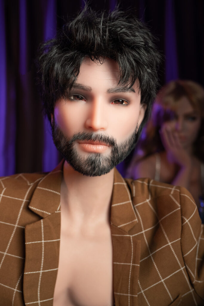 Ernest Tall Male Sex Doll With Silicone Head Cute Sex Doll