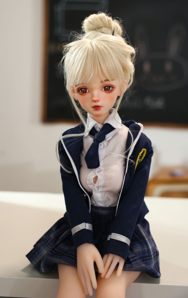 Fifi Ft Cm Blonde Tiny Sex Doll With Bjd Head Cute Sex Doll