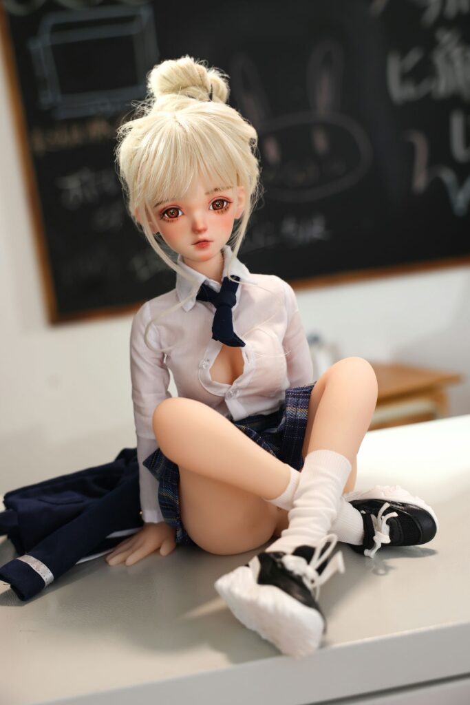 Fifi Ft Cm Blonde Tiny Sex Doll With Bjd Head Cute Sex Doll