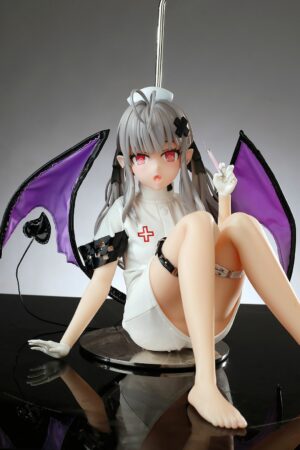 Konna Morimiya - 2ft1(65cm) Vampire Silicone Sex Doll With BJD Head